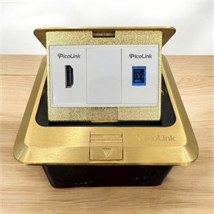 Ổ Cắm Âm Sàn PicoLink PL-HQ102 1 Cổng HDMI & 1 Cổng Quang