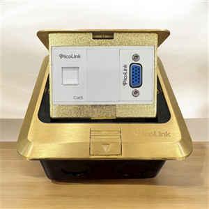 Ổ Cắm Âm Sàn PicoLink PL-MV102 1 Cổng Mạng RJ45 & 1 Cổng VGA