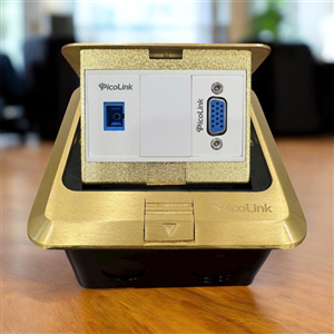 Ổ Cắm Âm Sàn PicoLink PL-QV102 1 Cổng Quang & 1 Cổng VGA