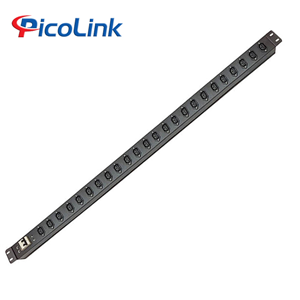Ổ Điện Dọc Tủ  20U PL-PDU24-C13, 24 Ổ Cắm C13, Max 30A, MCB 2P 32A