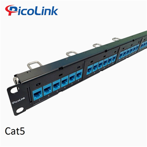 Patch Panel 24 Port Cat5 PicoLink PL-S1U24X-C5,Thanh Đấu Nối Mạng Chuẩn Rack 19