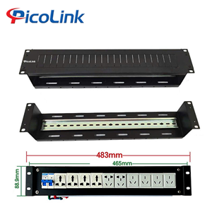 Thanh Ray Đấu Nối Aptomat, Ổ Điện, Chống Sét Cho Tủ Mạng PicoLink PL-2U-DIN
