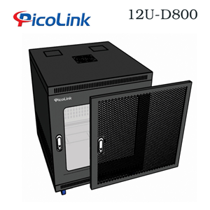 Tủ Mạng 12U D800 Picorack PL12U-D800 - Tủ Rack 19 Inch Cho Hệ Thống Mạng