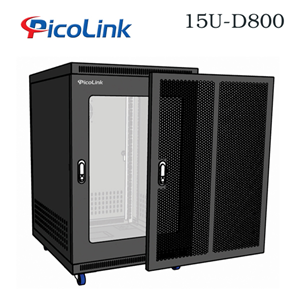 Tủ Mạng 15U D800 Picolink PL15U-D800 - Tủ Rack 19 Inch Cho Hệ Thống Mạng