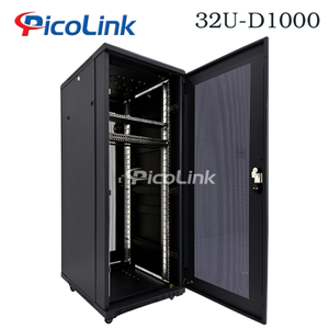 Tủ Mạng 32U D1000 Picolink PL32U-D1000 - Tủ Rack 19 Inch Cho Hệ Thống Mạng